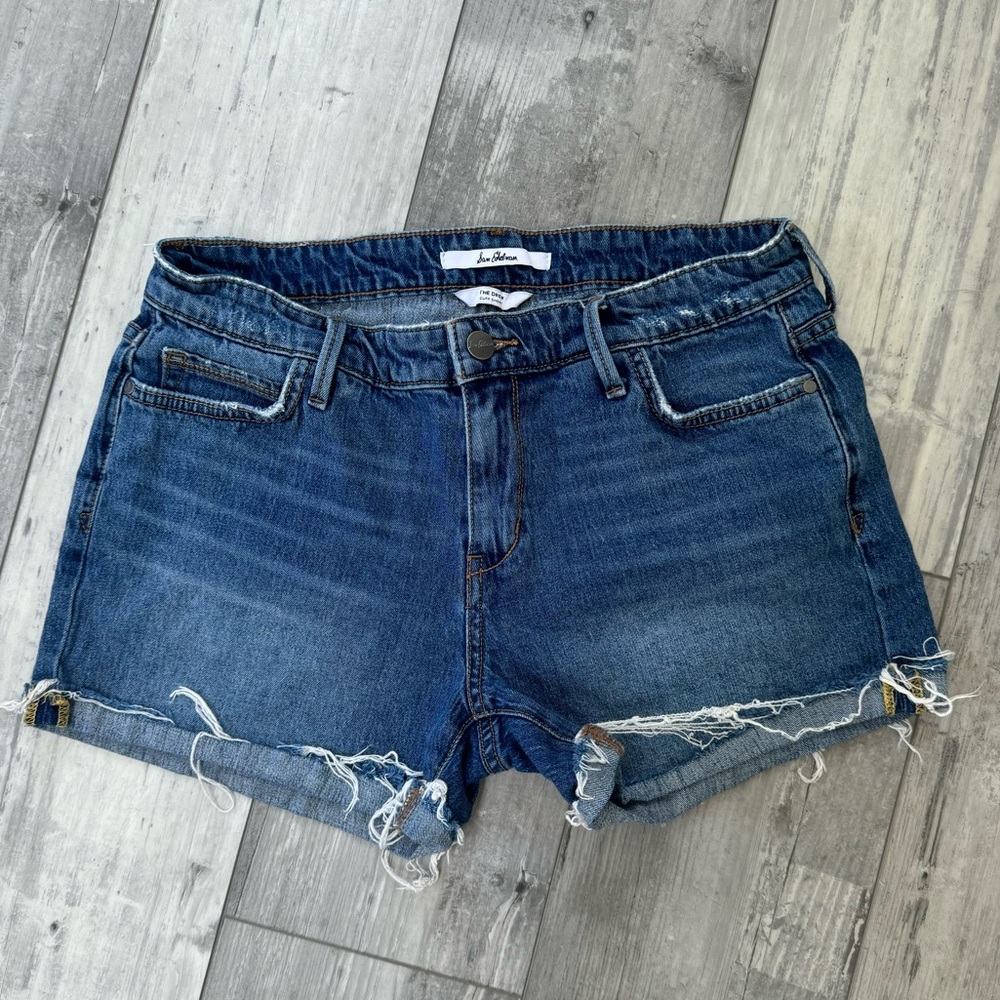 Sam Edelman Drew Cuff Jean Shorts Size 29